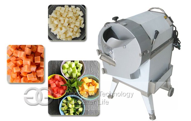 Vegetable and Fruit Cube Cutting Machines Potato Cutter Dicing