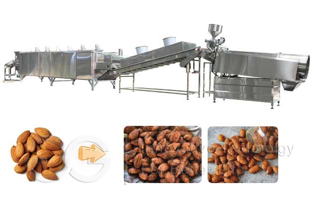 Almond Roasting Seasoning Production Line