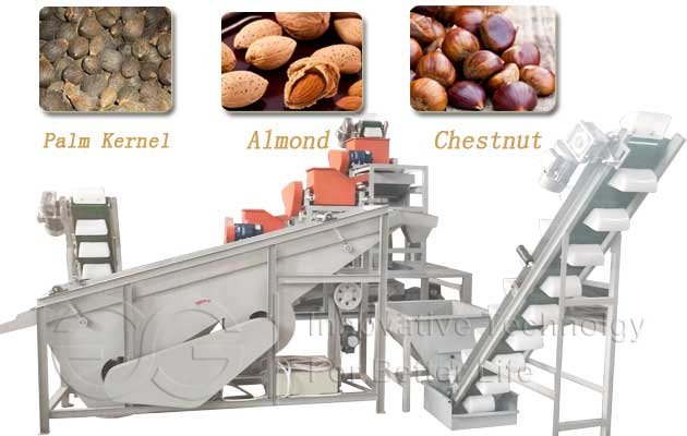 industrial almond crushing machine electric nut